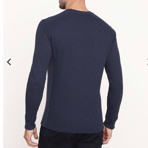 Vince Thermal Long Sleeve Crew Neck Pullover Long Sleeve Shirt MR7969189A L - Picture 2 of 14